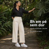 Via Marte Tênis Flatform Preto Camurça e Branco Crystal — Estilo Premium para o Dia a Dia