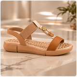 Modare Ultraconforto — Sandália Nude Flatform ReflexSense