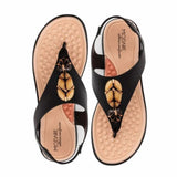 Sandália Feminina Modare Comfort Plus Ortopédica Branco Off Avela Preto 34-40