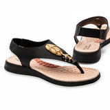Sandália Feminina Modare Comfort Plus Ortopédica Branco Off Avela Preto 34-40