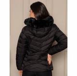 Jaqueta bobojaco puffer com capuz removível (estoque limitado)