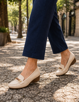 Sapato Anabela Feminino Modare Ultra Conforto com Salto Baixo Ideal para Trabalho e Uso Diário