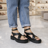 Sandália Feminina Flatform Comfort Vizzano