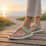 Sandália Feminina Ortopédica Elastico - Modare