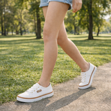 Tênis feminino casual Ultra Conforto Flex Dia a Dia - de pés cansados a passos leves.