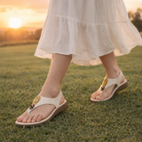 Sandália Feminina Modare Comfort Plus Ortopédica Branco Off Avela Preto 34-40