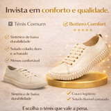 Tênis em couro feminino Bottero - Conforto que Acompanha Você o Dia Todo