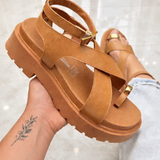 Sandália Feminina Flatform Comfort Vizzano