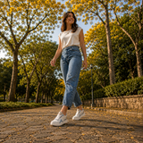 Tênis Plataforma Feminino Ramarim Refletivo Crystal