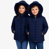 Jaqueta bobojaco puffer com capuz removível (estoque limitado)