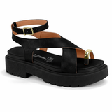 Sandália Feminina Flatform Comfort Vizzano