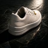 Tênis Feminino Vizzano Branco Plataforma Casual Dia a Dia - de pés cansados a passos leves.