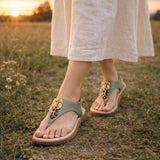 Sandália Feminina Modare Comfort Plus Ortopédica Branco Off Avela Preto 34-40