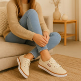 Tênis feminino casual Ultra Conforto Flex Dia a Dia - de pés cansados a passos leves.
